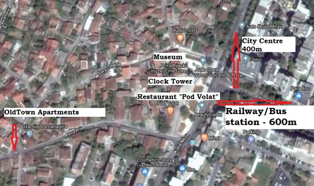Apartment Old Town พอดโกริกา ภายนอก รูปภาพ